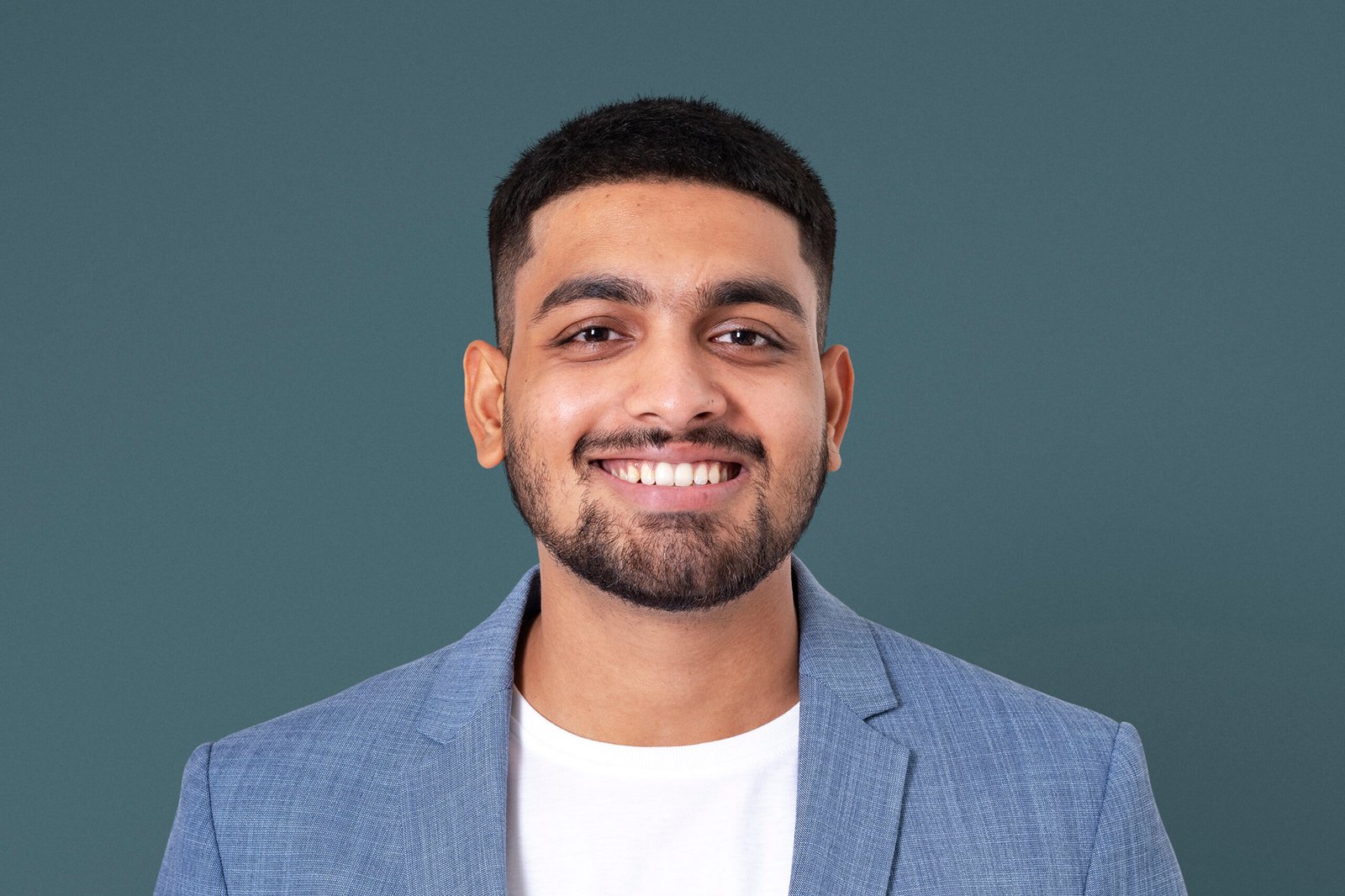 cheerful indian businessman smiling closeup portrait for jobs an